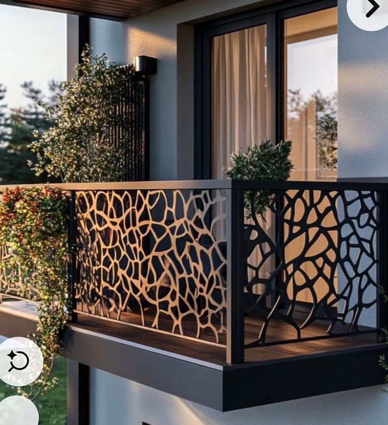 Soft tile detail frames the room with focus, making the scene feel ready for quiet use.