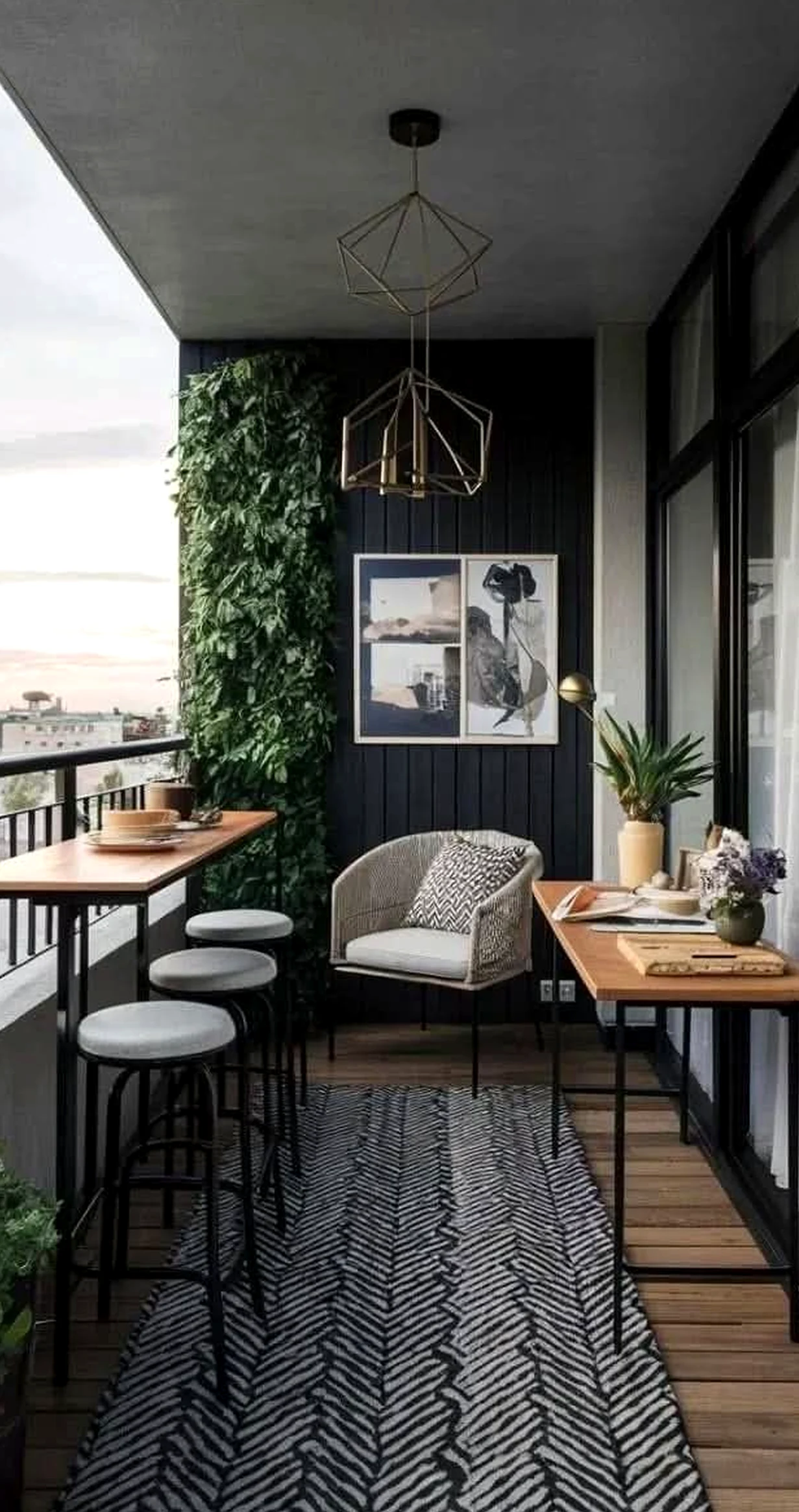 Airy floral bed draws attention to warmth while the view stays visually grounded.