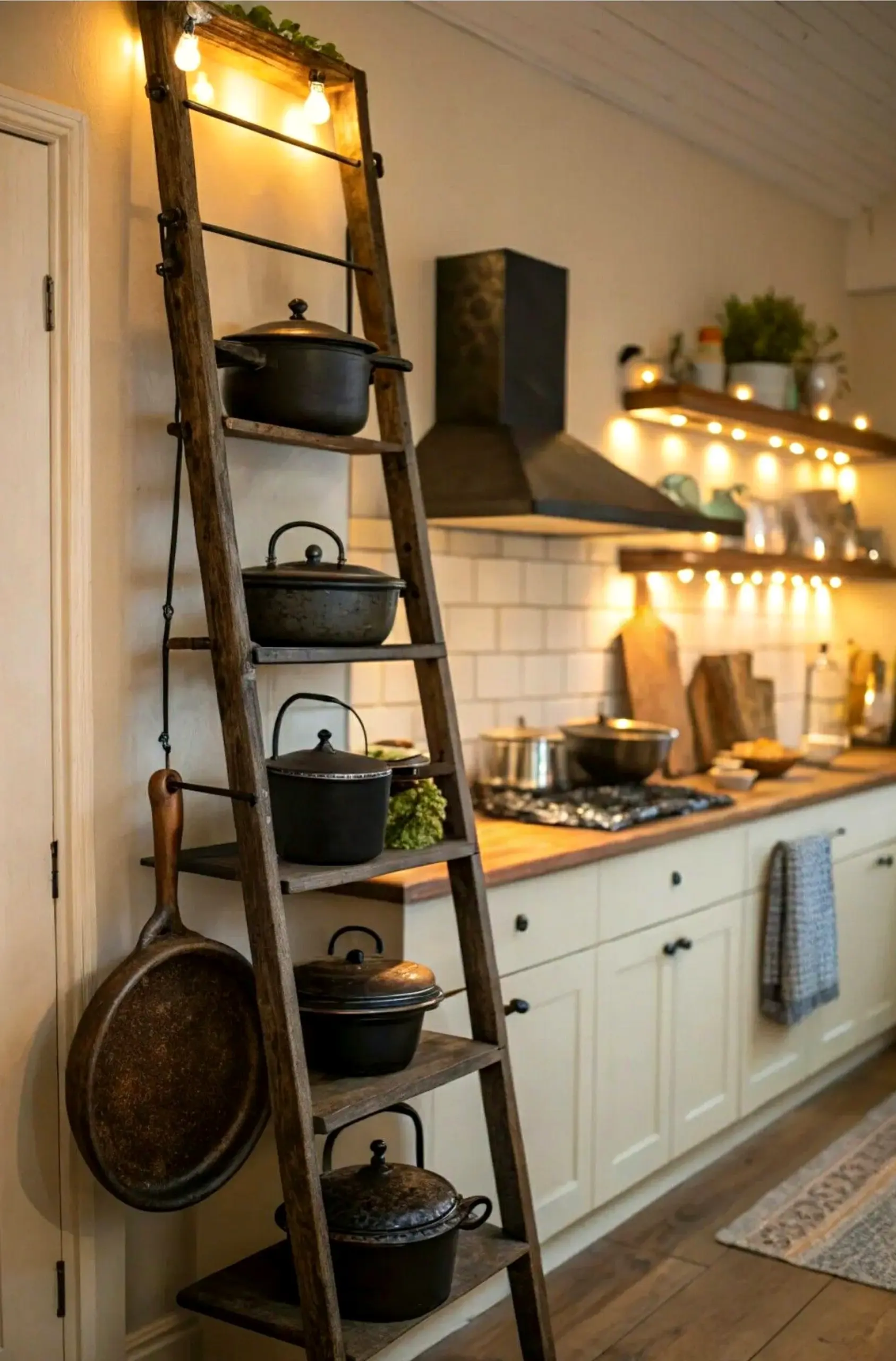 Natural colorful passage adds a clear layer of light, helping the arrangement feel visually grounded.