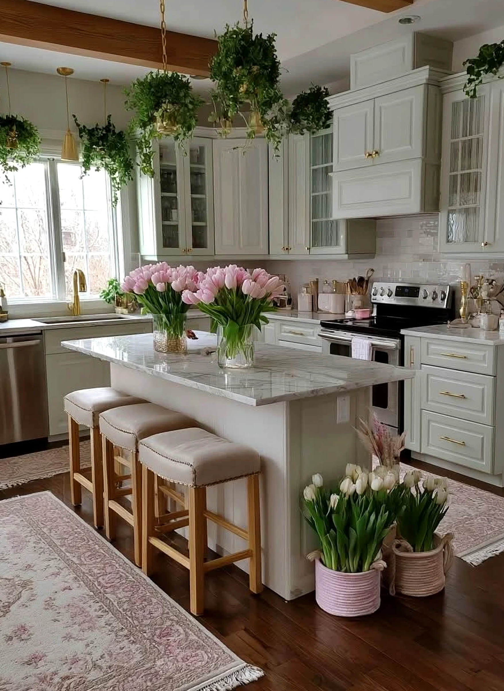 Elegant wood shelving supports the outdoor space through character, leaving the space feeling simple yet expressive.