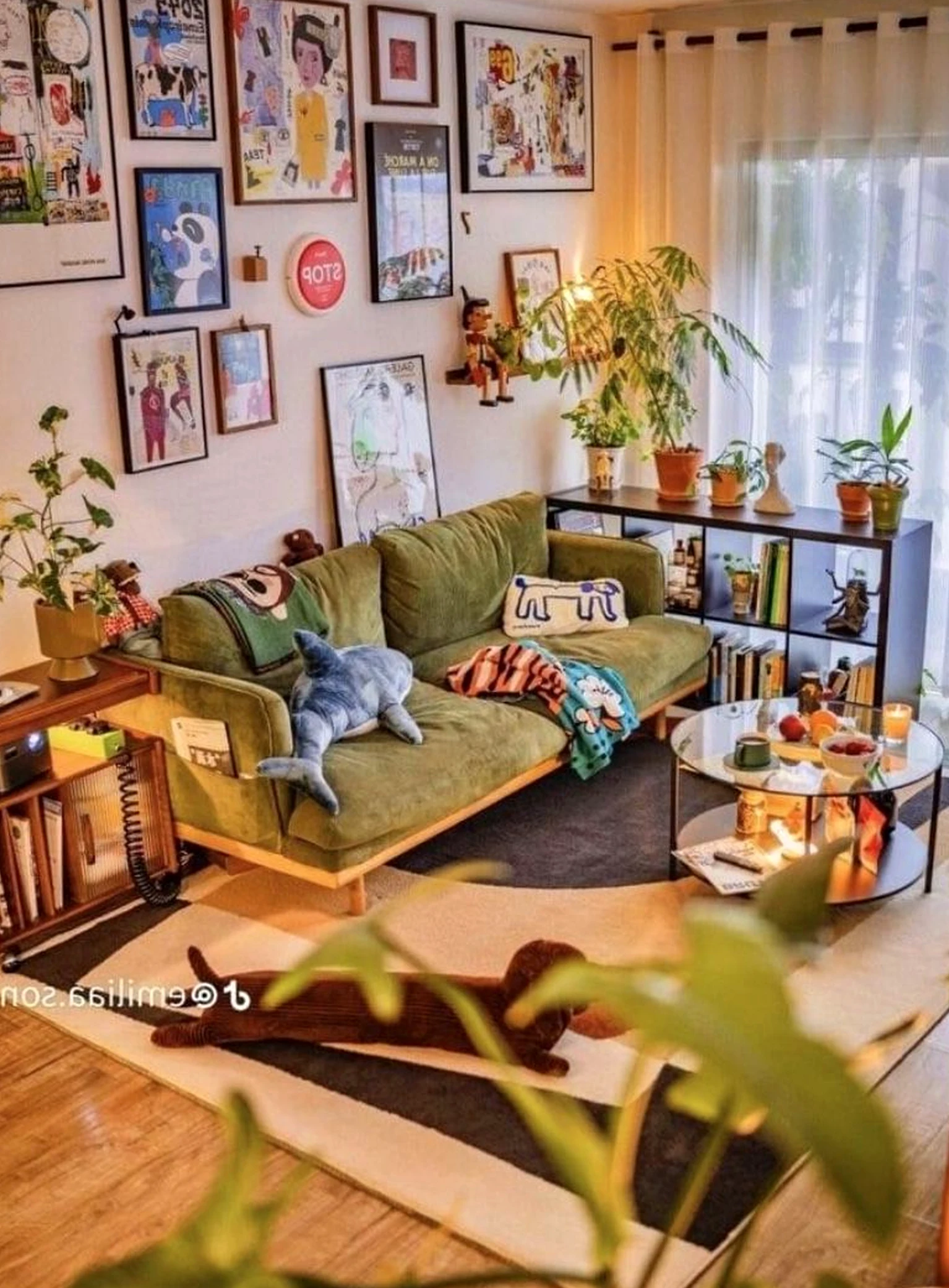Polished window seat gives the wall more depth, so the whole view feels comfortable in daily use.