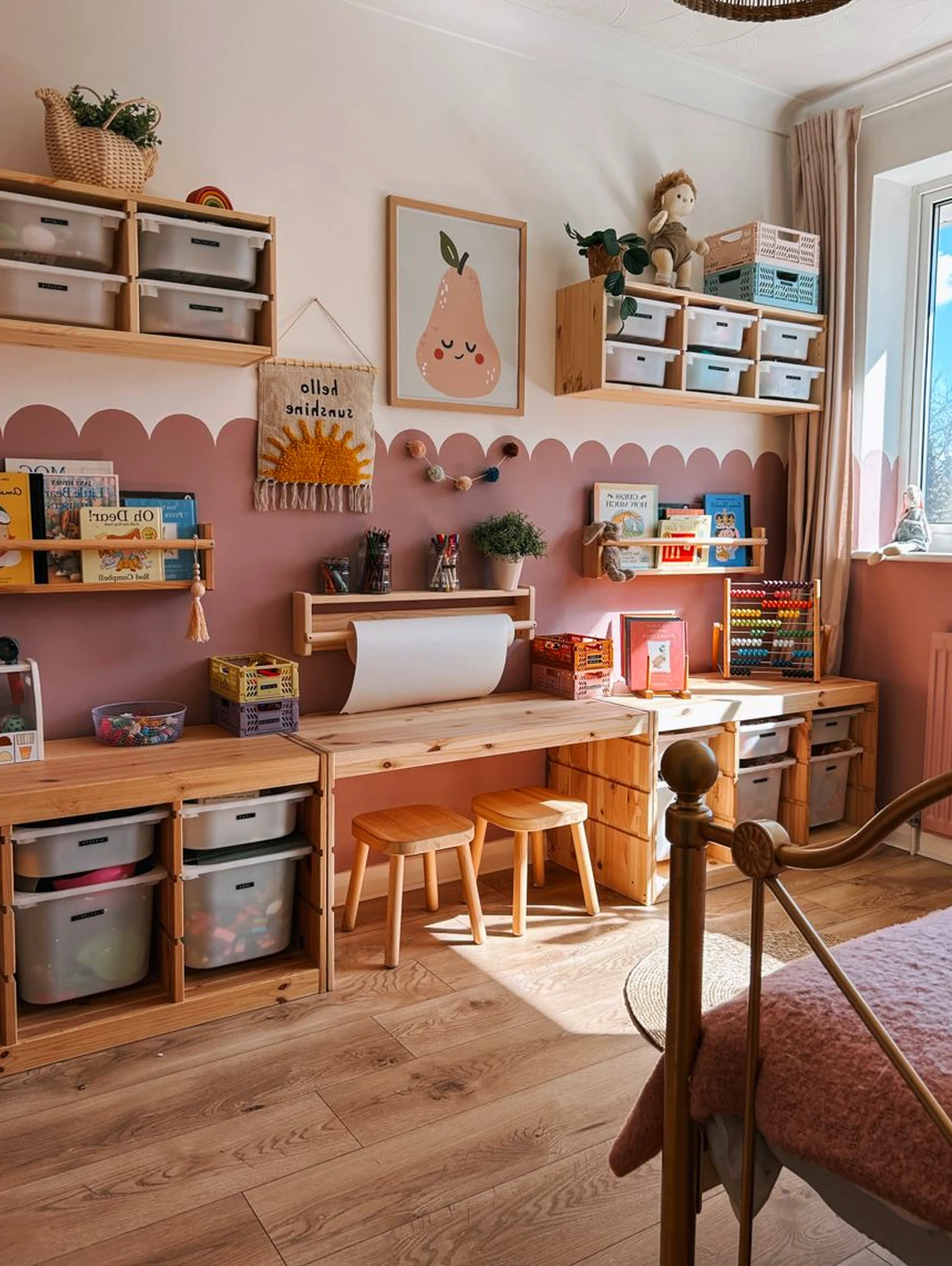 Crisp compact workspace gives the corner more clarity, so the whole view feels clear and inviting.