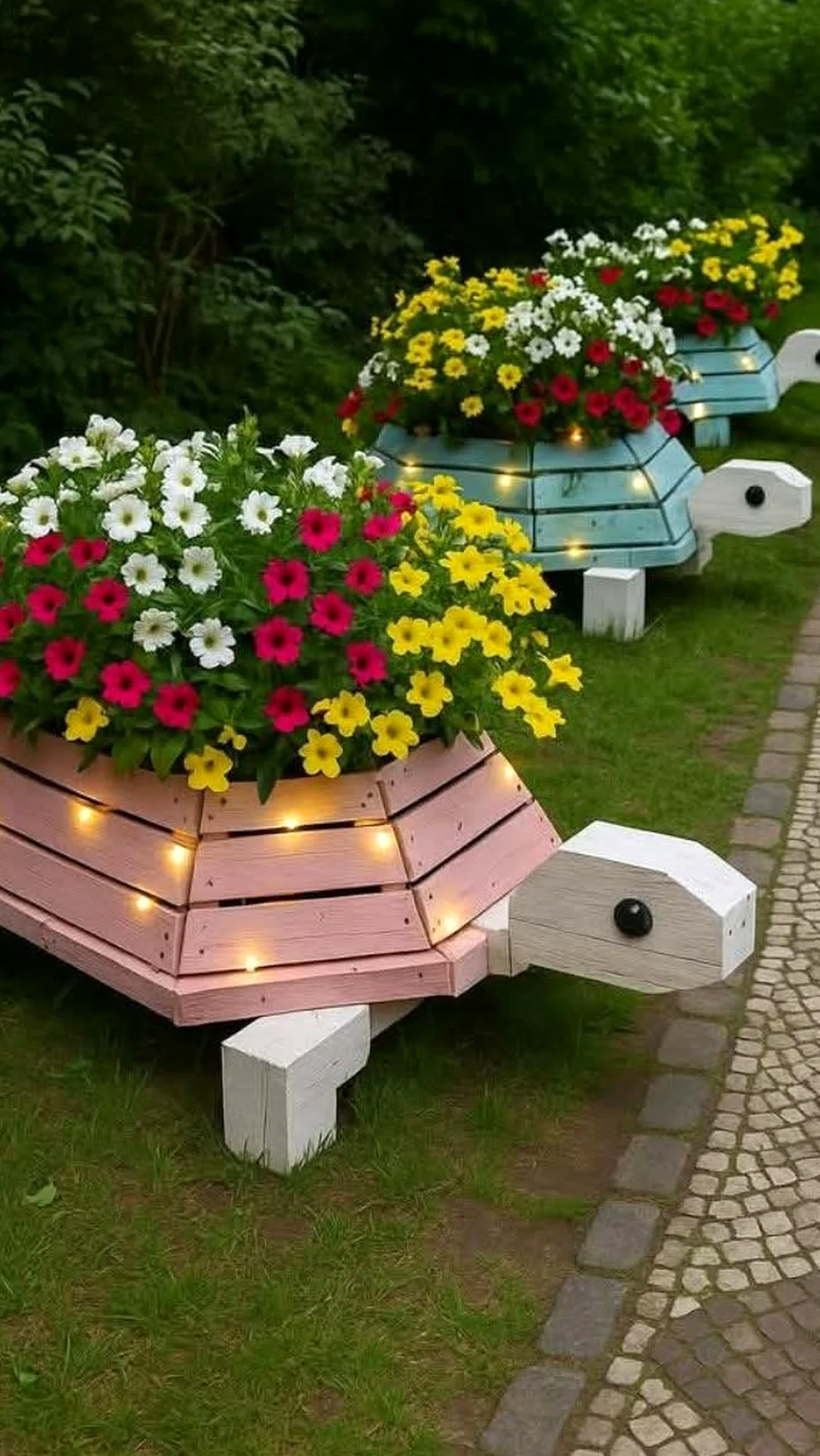 Inviting courtyard view adds depth across the backdrop, giving the decor a finish that feels visually grounded.