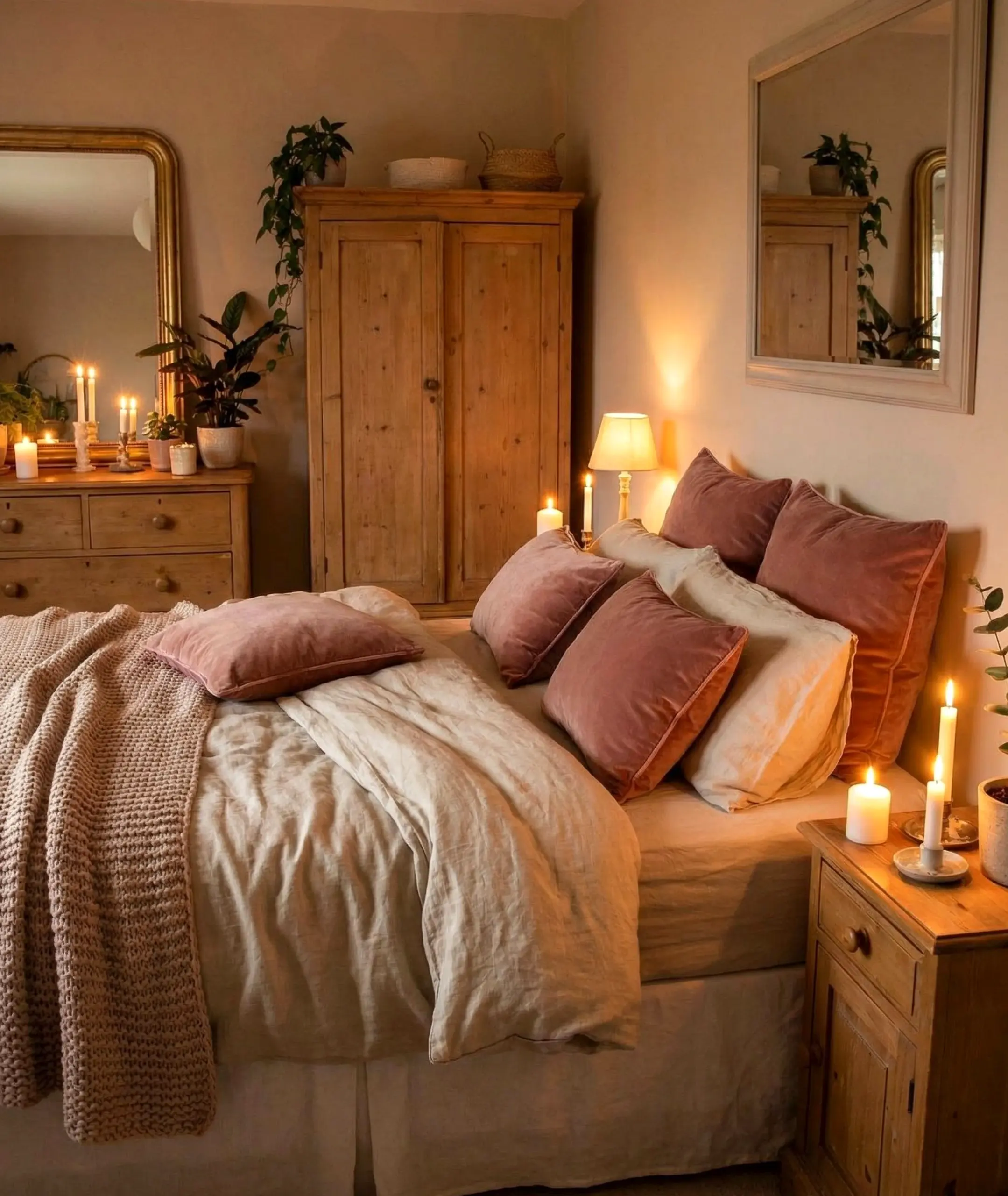 Balanced reading corner gives the arrangement more balance, so the whole view feels pleasantly composed.