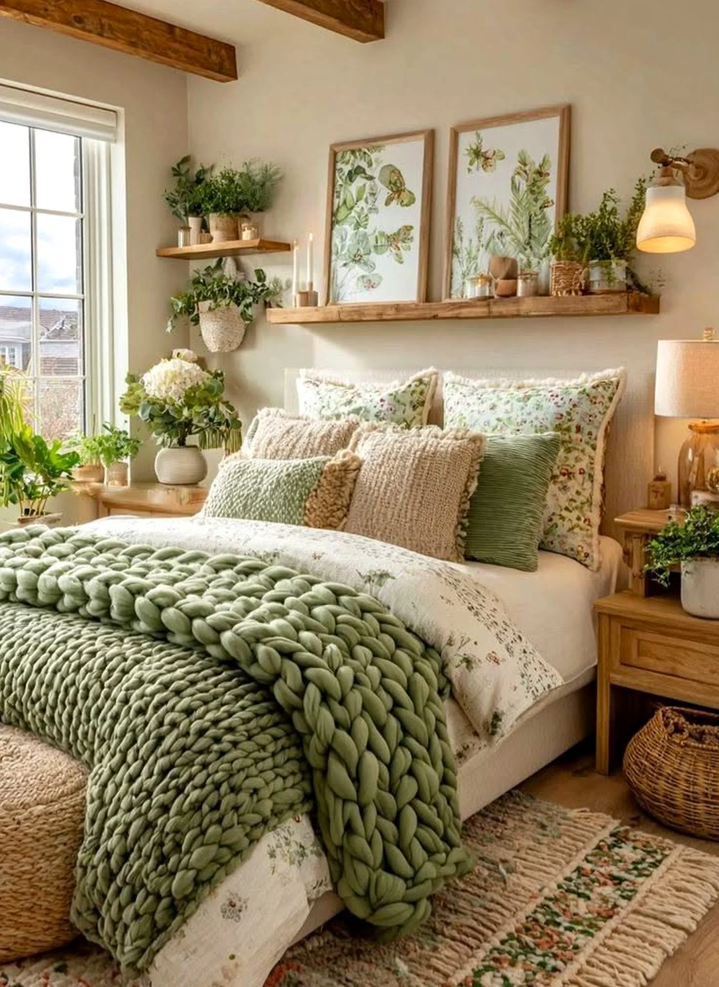 Earthy garden border adds warmth across the outdoor space, giving the decor a finish that feels fresh and intentional.